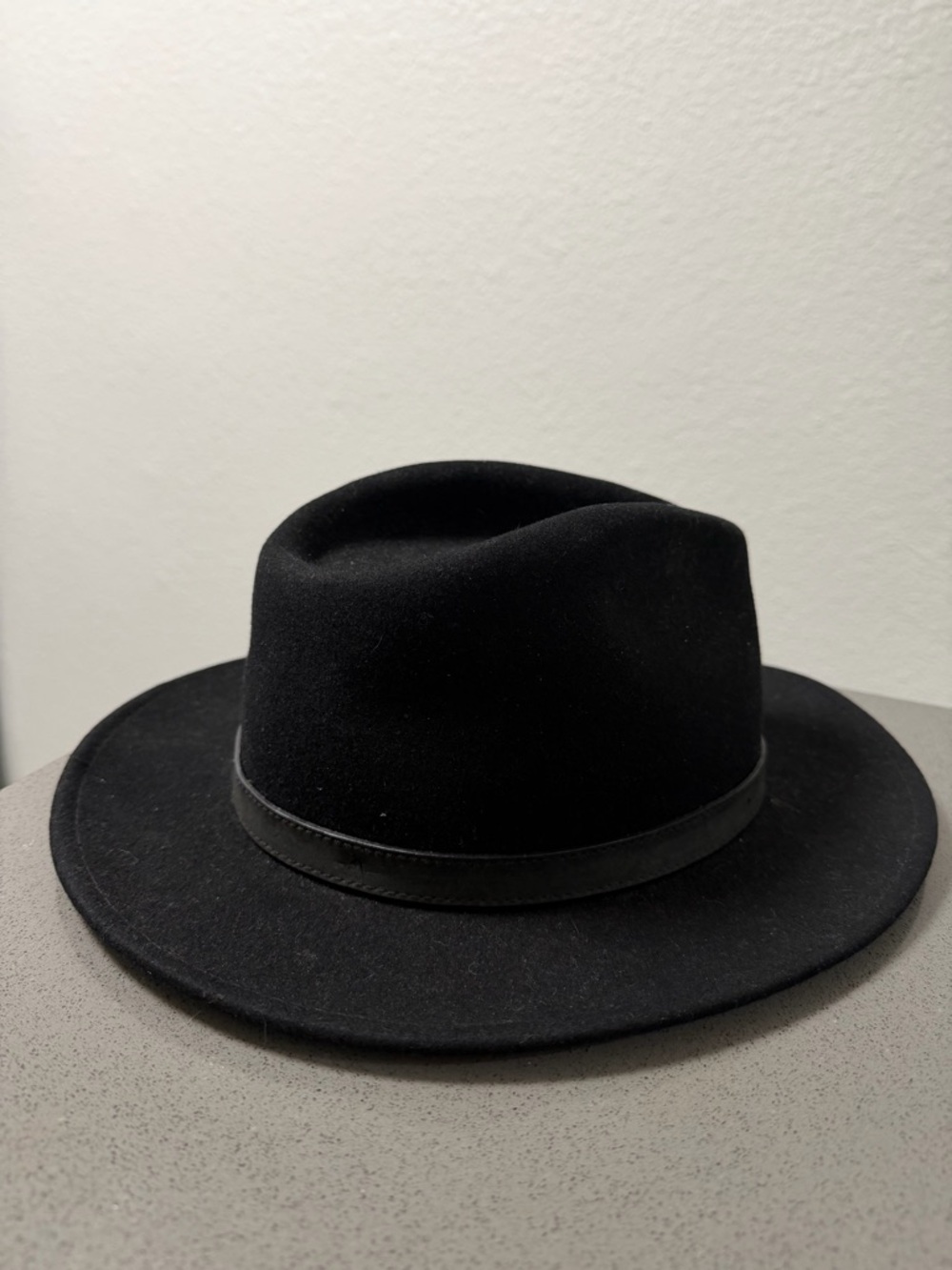 Vintage Stetson Black Wool Hat - Picture 3 of 6